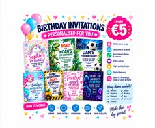 Custom Birthday Invitations