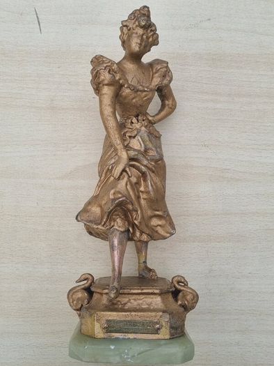 French figurine in the Art Nouveau style