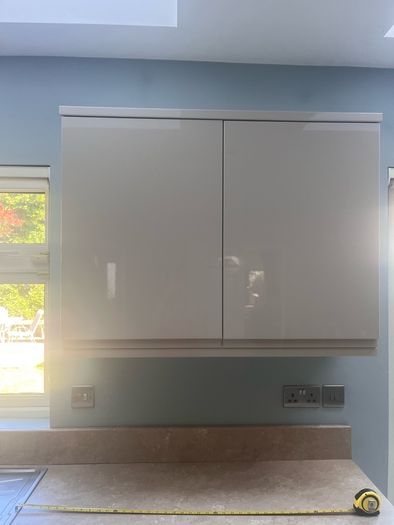 Solid painted kitchen