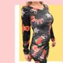 Classic Velor Mini Dress reindeers Image 4