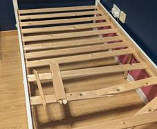 Used Single Bed with Slide Doors