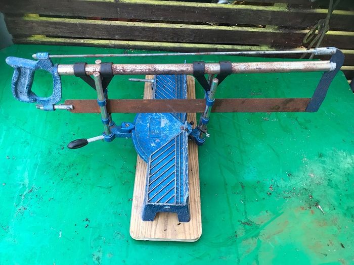 Mitre hand saw , German