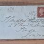 A remarkable, cohesive archive of three Victorian postal covers tracing the career of Thomas Campbell Foster, Esq., Barrister at Law 1813 to 1882. Victorian, legal, history, postal, archive, covers, Penny Red, stamp, barrister. Image 5