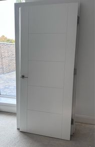Iseo White 5 Panel Internal Timber Doors For Sale