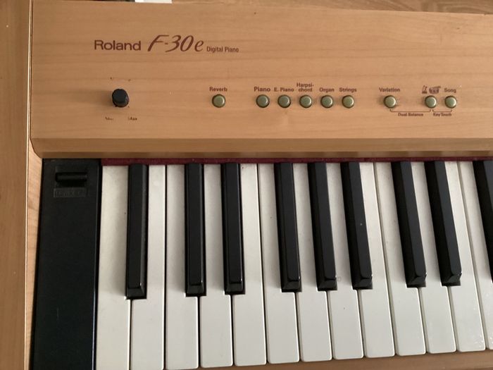 Roland F30e Digital piano and Roland DP - 10 Damper Foot Pedal in Excellent Condition.  (Barely used)