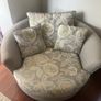 Swivel  Grey Chair Image 2