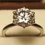 4ct. Moissanite Solitaire Ring Image 10