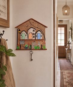 Handcrafted wooden key holder!