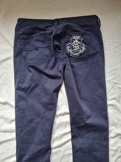 Ralph Lauren cotton jeans size 28/32 zip fly navy in excellent condition