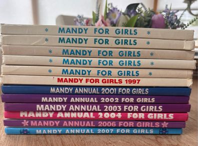 12 vintage Mandy Annuals