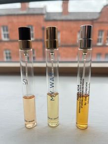 Giorgio Armani Si, My Way and Maison Margiela By The Fireplace Travel Set