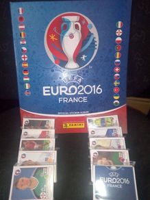 Euro 2016 stickers - complete collection