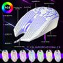 Raptor White Gaming Keyboard And Mouse Set With Large Mouse Pad, Rainbow LED Illustrated Keys, USB Wired Desktop Combo, UK Layout, For Desktop PC, Laptop, PS4, PS5, Xbox One Image 4