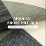 Green 200x300cm Geometric Modern Soft Sponge Material Area Rug Washable Durable Rug Short Pile Carpet for Living Room Non-Slip Non-Slip Non-Shedding Image 4