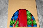 Pre Owned Kids DIY Fort Building Kit Construction Toy Set