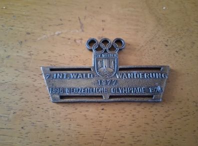 Volksmarch Olympic commemorative medal 1970s