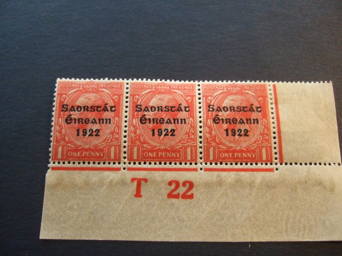 Irish Premium Stamp Overprints.