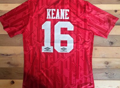 Man Utd (retro/keane 16 ) Jersey ,size : X Large