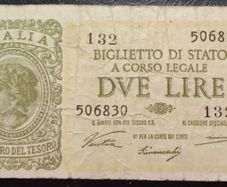 2 Lire 1944 Italy