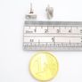 Vintage 925 Sterling Silver Stud Earrings Image 8