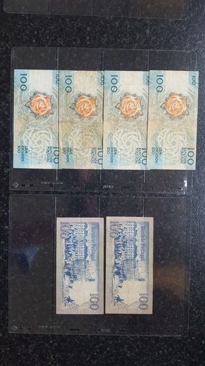 27 Banknotes zloty, pounds, litai, francs, pesetas, escudos, lire