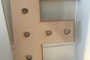Wooden letter F