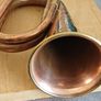 Vintage brass bugle John Grey Image 4