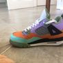 air jordan 4 seafoam lookalikes custom(GS) size 5.5uk btw Image 3