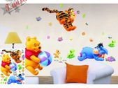 Nice Funny WINNIE THE POOH and Friends Play Wall Stickers for Children's Room.