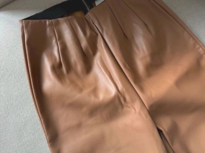 Pu leather trousers