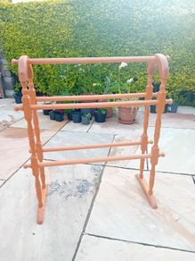 Wooden vintage Towel Rail