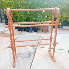 Wooden vintage Towel Rail