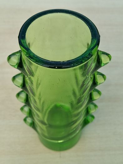Polish art glass vase "Futura," designed by Erika Trzewik-Dorst.