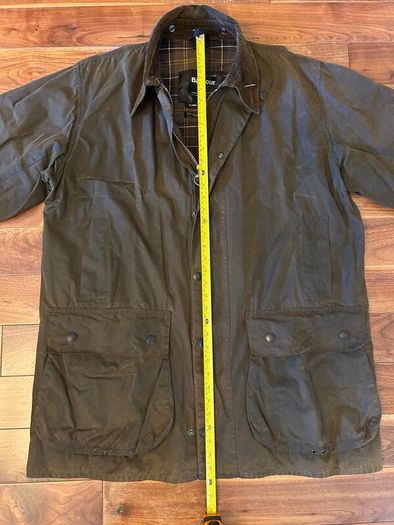 Barbour Classic Northumbria Wax Jacket Brown Outdoor Country Size 46