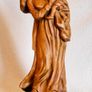 Madonna with Child, woodcarved in chestnut Image 2