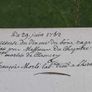 1752 Notarial Agreement: Tithe Lease of Clamecy Bail d'Accense.Signed Antique Document Image 2