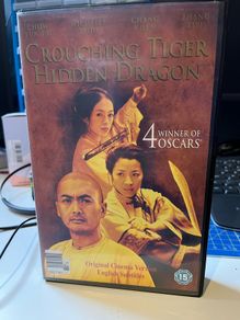 Crouching tiger hidden dragon VHS Big Box ex rental