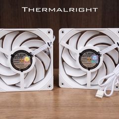2x Thermalright 120mm White PC Fans 2 NEW