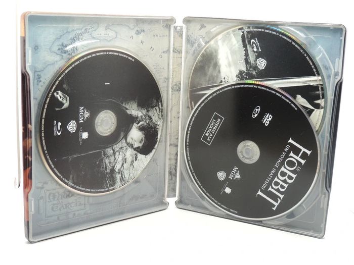 Hobbit Unexpected Journey Steelbook 3 disc Blu-ray