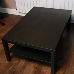 Coffee table - Black -  118x78