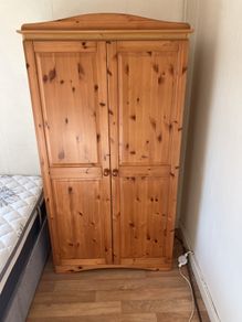 Pine wardrobe