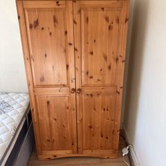 Pine wardrobe