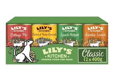 2 x Lily's Kitchen Classic 12 pack wet dog food