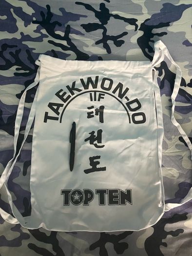 Top ten taekwondo tote bag