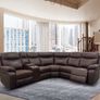 New Grey Recliner Corner Sofa Image 2