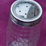 Vintage Tall Glass Shaker/Metal Lid Image 4