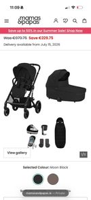 Cybex balios s lux travel system