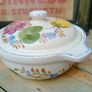 Vintage Tureen, vegetable dish, Simpsons pottery, Belle Fiore, pottery, tureen Image 2