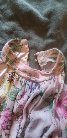 Pink Floral Maxi Dress