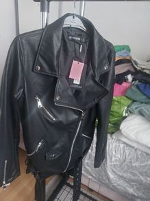 Fake leather jacket